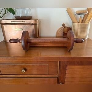 Vintage Wooden Paper Towel Holder